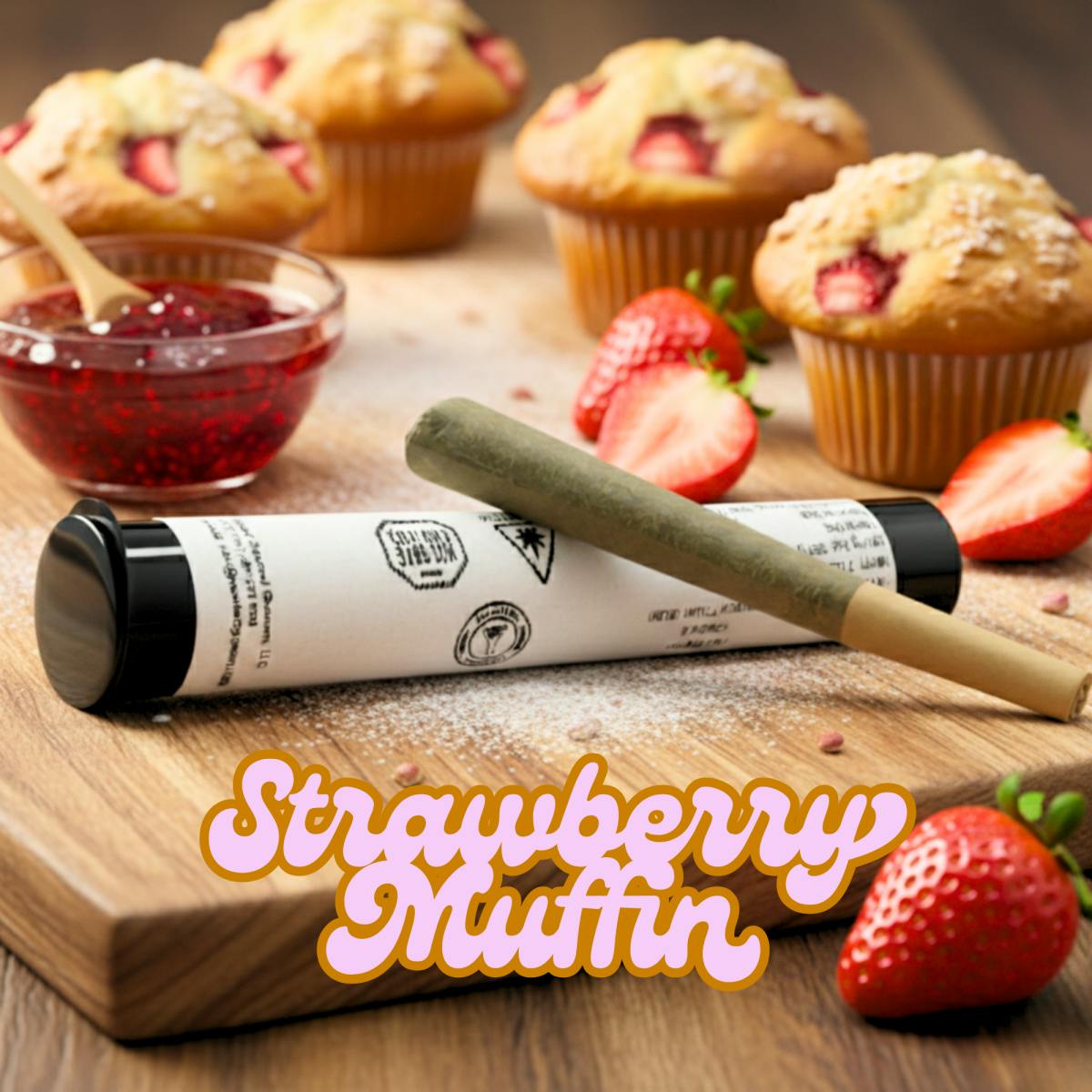 Product Strawberry Muffin | Pre Rolls