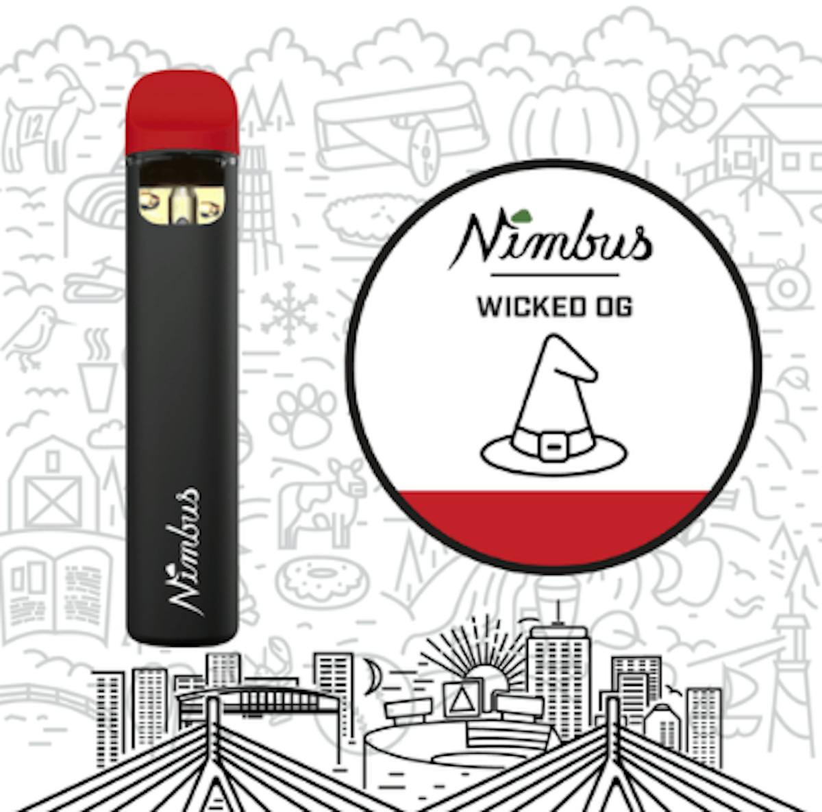 Photo of Nimbus Wicked OG 1g Disposable