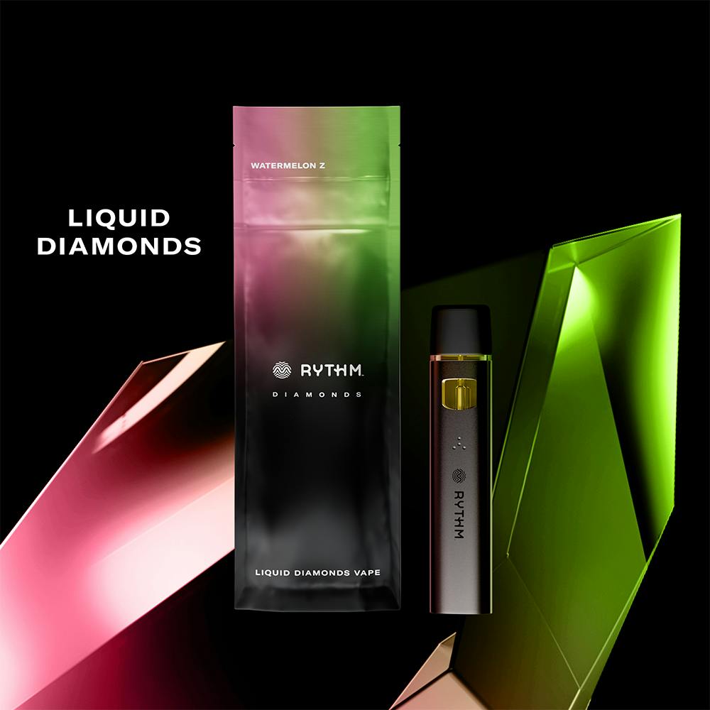 elf bar vape uk Shop RYTHM Disposable Pen Liquid Diamonds Watermelon Z | 1000mg