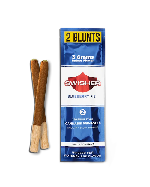 Swisher - 2-Pack 1.5g Infused Blunts - Blueberry Pie (I)