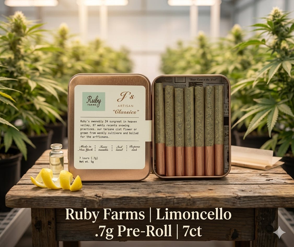 Product Ruby Farms | Limoncello | .7g Pre-Roll | 7ct