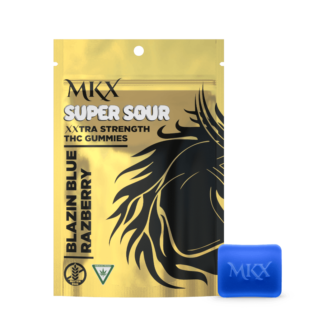 Buy MKX - 200mg SUPER SOUR Gummies - Blue Razz Edibles Cannabis