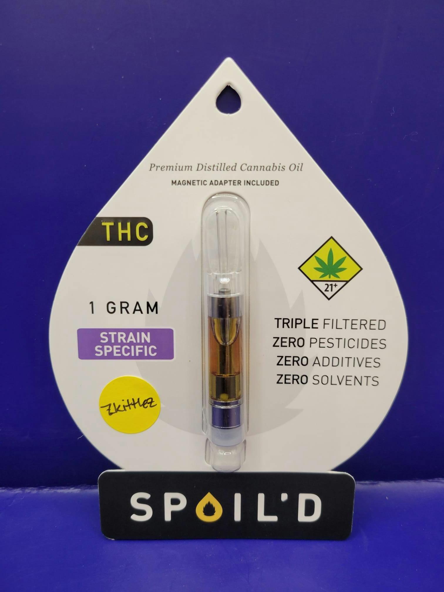 Zkittlez Distillate Cartridge | 1g | 365 Recreational (Dayton)
