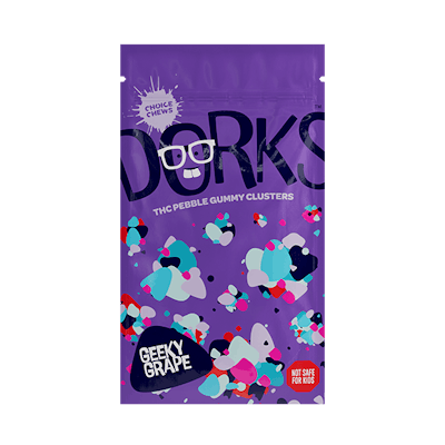 Product: Dorks | Geeky Grape Indica Gummies | 200mg