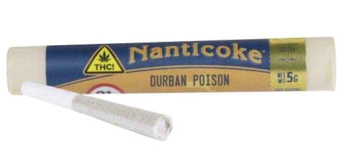 Nanticoke-Pre roll joint 0.5g- Durban Poison