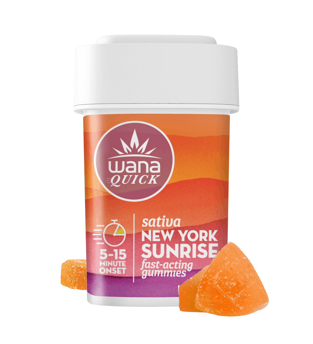 Wana | New York Sunrise | Gummies 10 Pack | 100mg