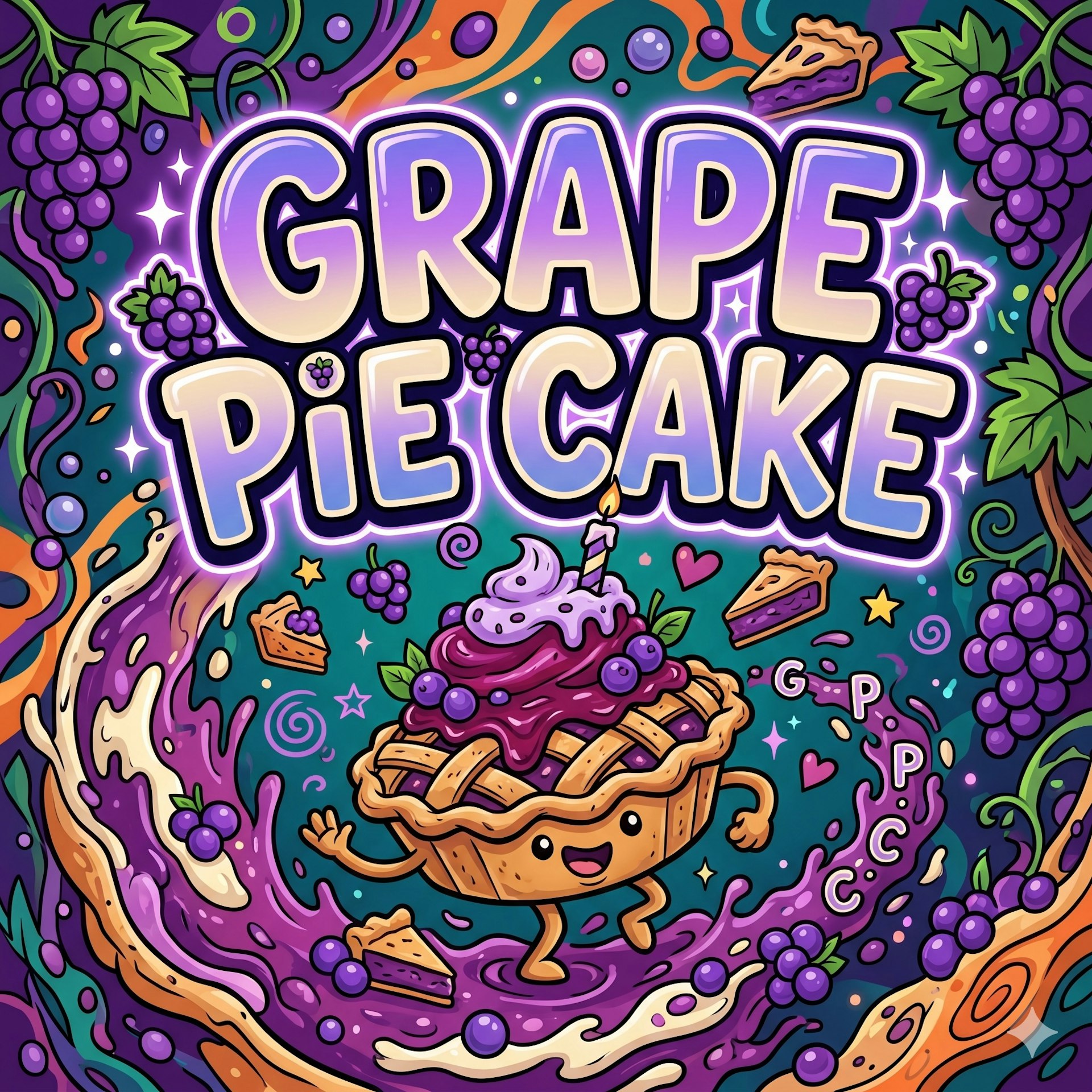 Mitten Distro - Grape Pie Cake - Buds