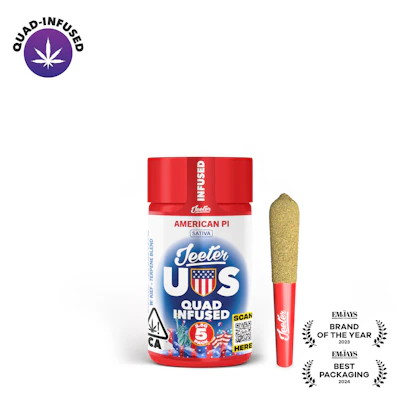 Jeeter World Cup - 5-Pack .5g Quad Infused Prerolls - American PI (Limited Edition) - PRE_ROLLS by Jeeter at King of Budz