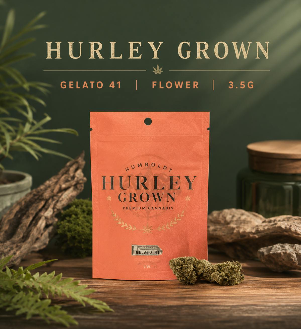 Product Hurley Grown | Gelato 41 | 1.42% terps