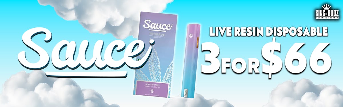 Sauce Live Resin Disposables 3/$66