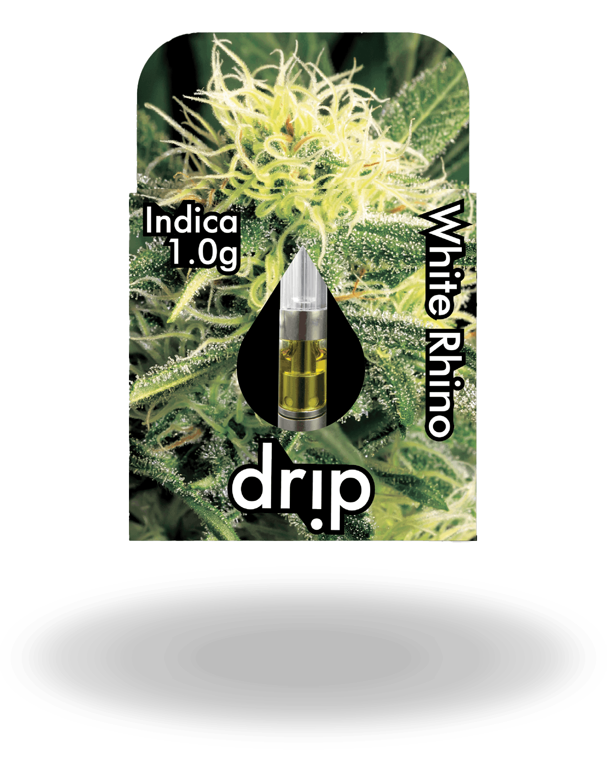 Product: Drip | White Rhino Distillate Cartridge | 1g