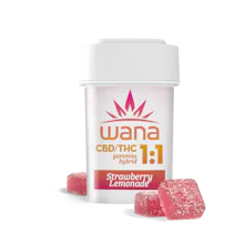 Classic Strawberry Lemonade 1:1 CBD/THC Gummies [10 pack] | 100mg