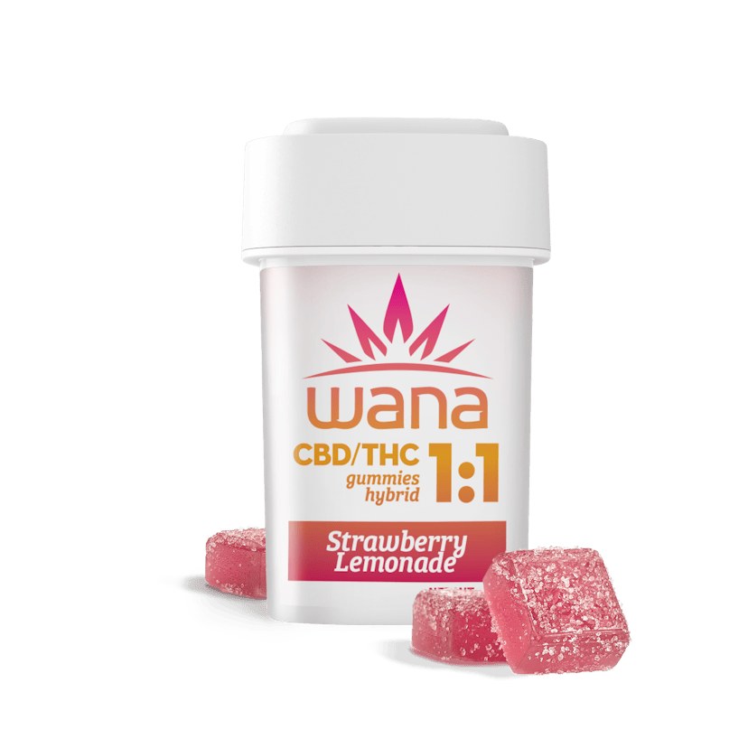 Classic Strawberry Lemonade 1:1 CBD/THC Gummies [10 pack] | 100mg