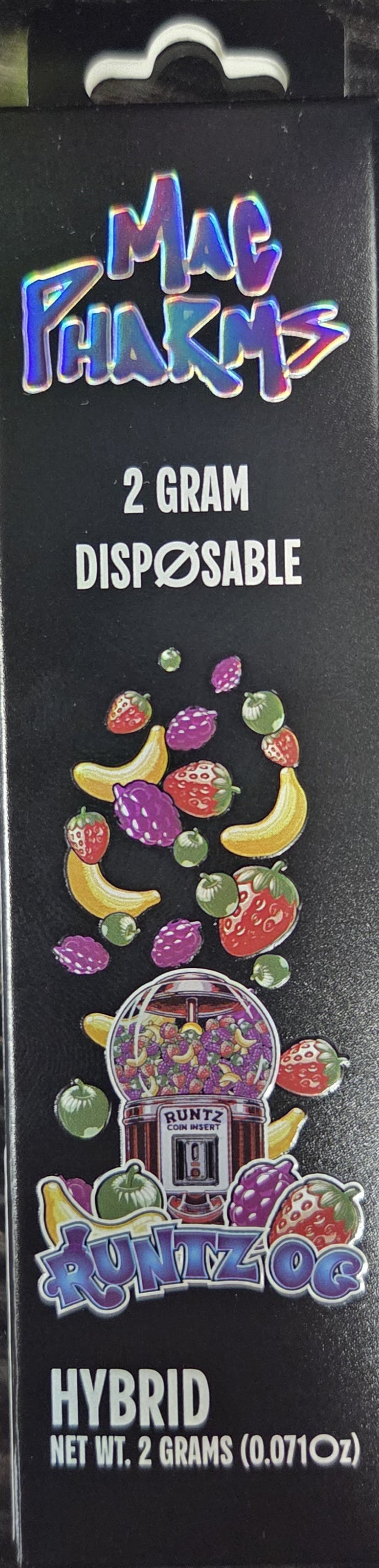 Mac Pharms - Runtz OG (H) - 2g Disposable