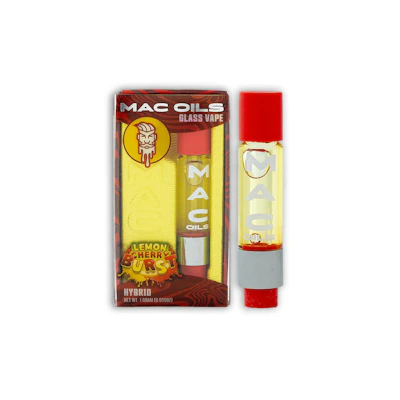 Mac Oils - 1g Cart - Lemon Cherry Burst - CARTRIDGES by Mac Pharms at King of Budz
