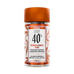 King Louis XIII 40's Infused Pre-Roll 0.5g 5-pack | 2.5g
