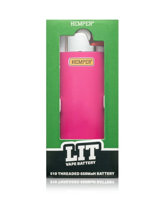 HEMPER - BATTERY 510 - LIT VAPE - PINK