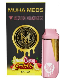 Product: Lemon Cherry Gelato | Disposable | Melted Diamonds | Muha Meds