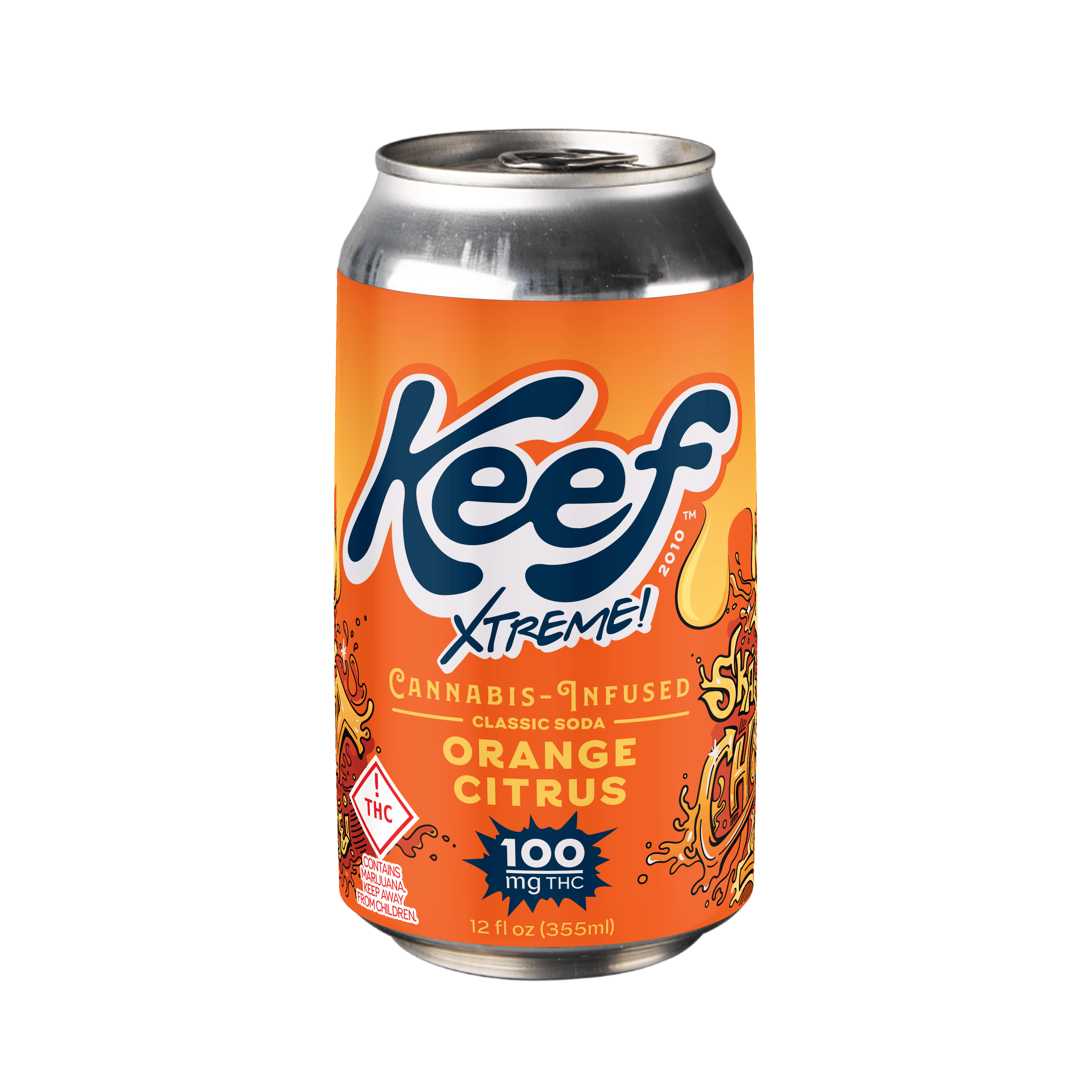 Orange Kush - Xtreme 100MG by Keef – Edibles at Gatsby Cannabis