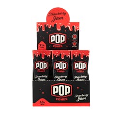 Pop Cones | Strawberry Jam 1 1/4 Cones - 6pk