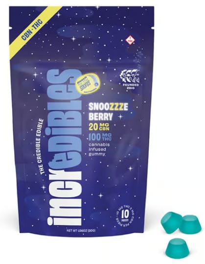 Incredibles Snoozzzeberry 5:1 (THC:CBN)