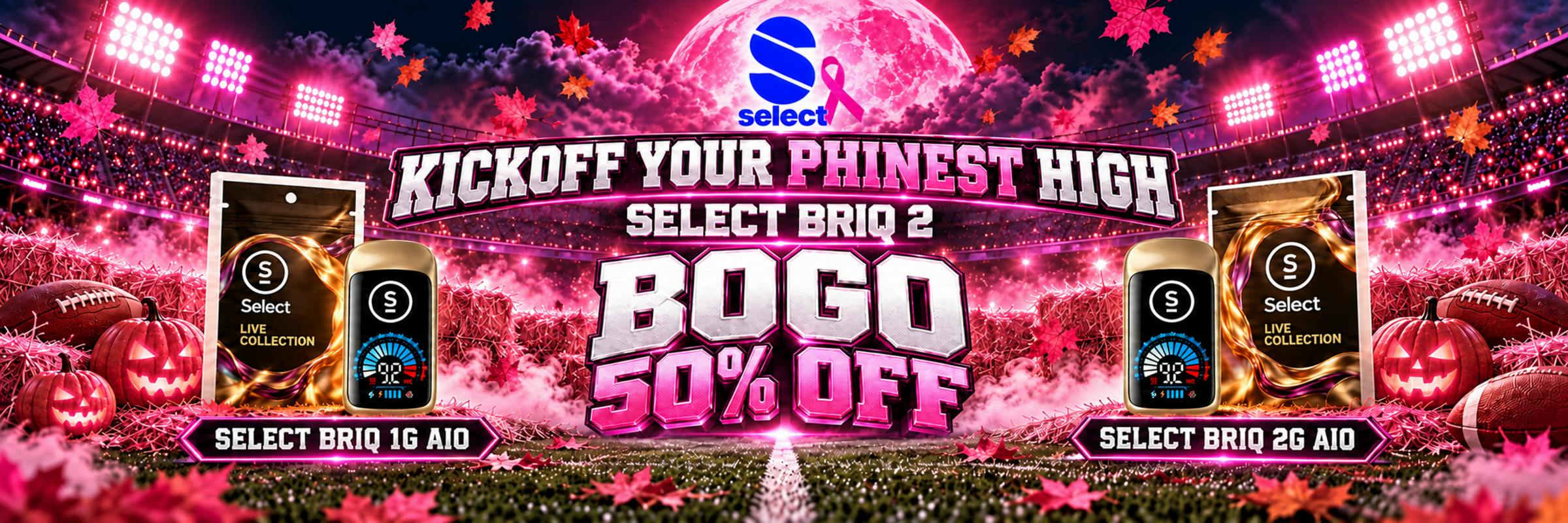 Select Briq 2 vapes on sale BOGO 50% off only at The PHinest BUds Cannabis Dispensary located at 576 Dick rd ste 10a Depew NY 14043