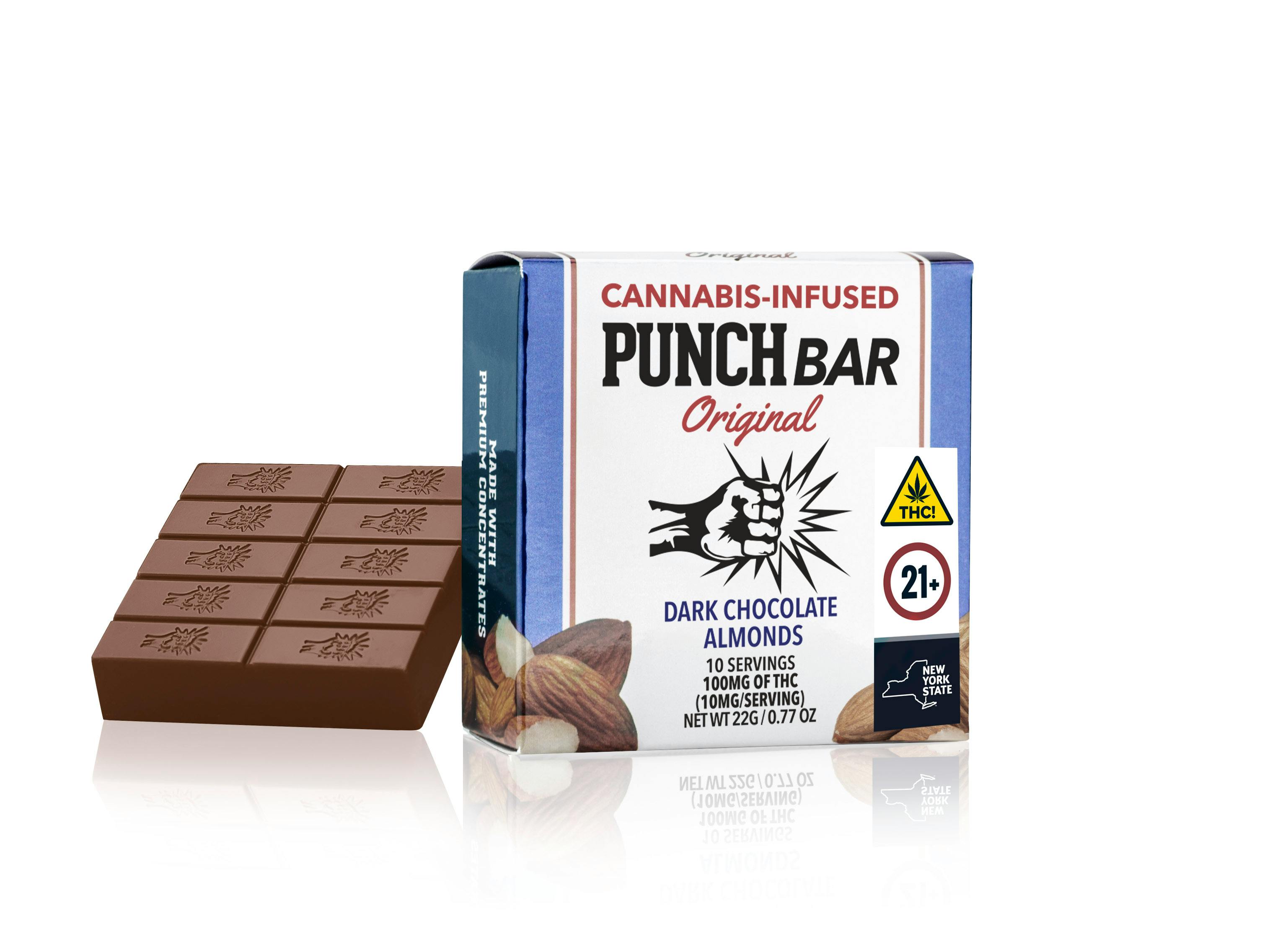 Punch | Original | Dark Chocolate Almond | 100mg