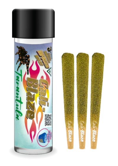 Cali-Blaze - 3-Pack 1g Tarantulas - Blue Muffin - PRE_ROLLS by Cali-Blaze at King of Budz