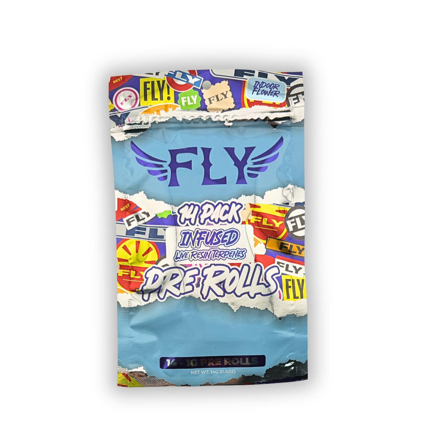 Fly - 14pk 1g Infused Prerolls - (14g) - **DURBAN POISON**