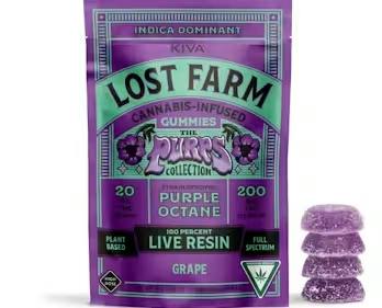 Grape Live Resin 200MG by Lost Farm – Edibles at Gatsby Cannabis