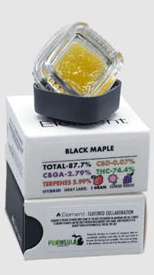 Product: Black Maple | Cured Resin | Elment