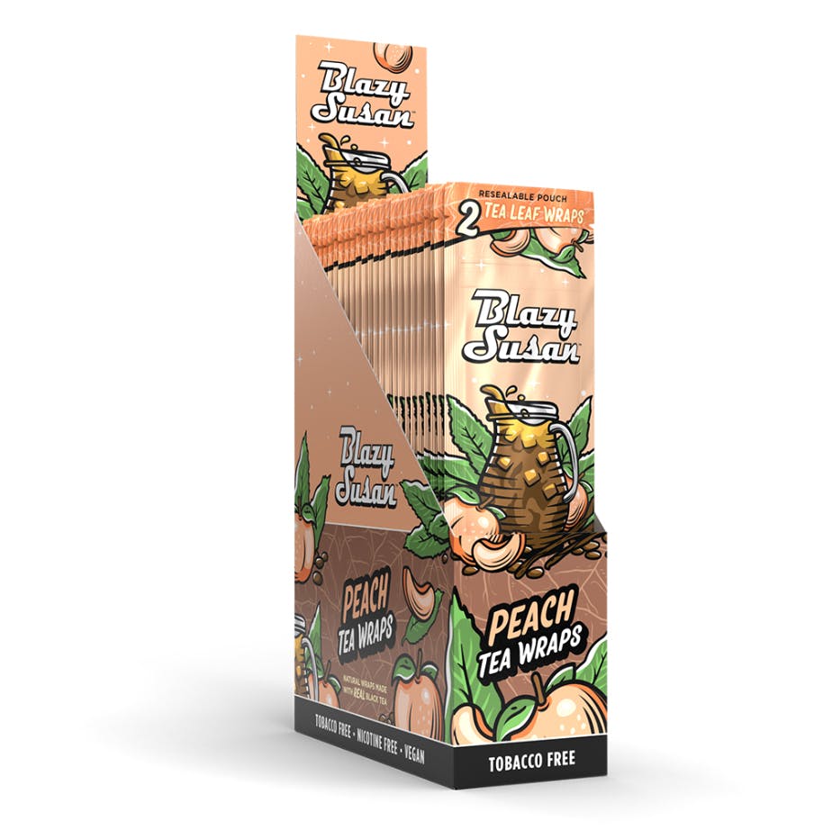 Product Blazy Susan - Tea Leaf Wraps - Peach