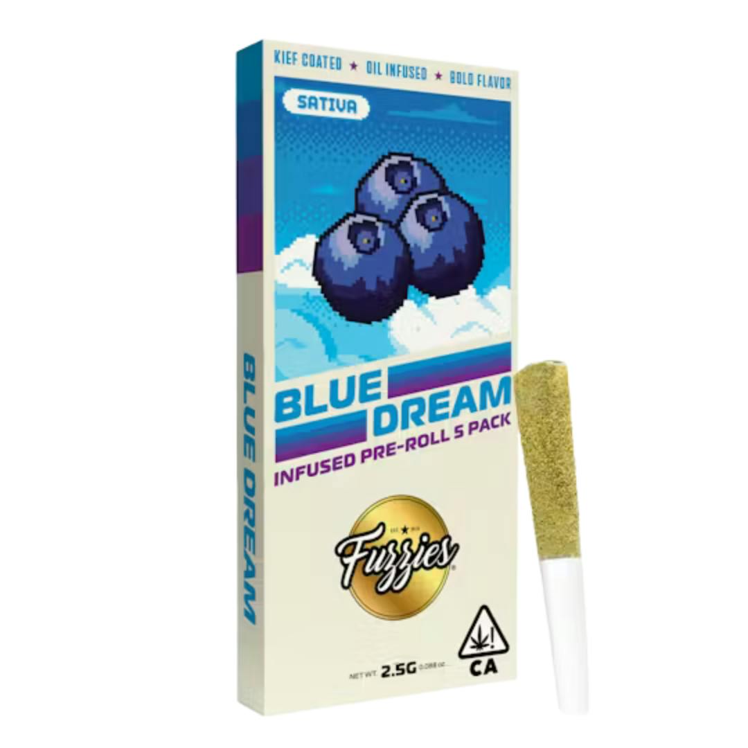 BLUE DREAM 5PK INFUSED PREROLLS-0