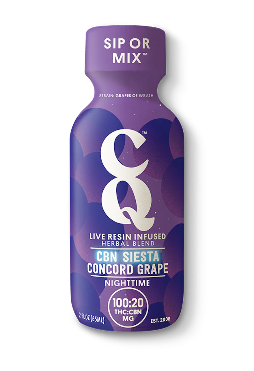 Product CQ - Siesta Concord Grape - 2oz Shot - 5:1 THC:CBN