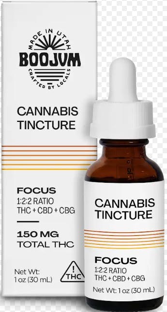 1:2:2 THC:CBD:CBG Focus Tincture 30ml
