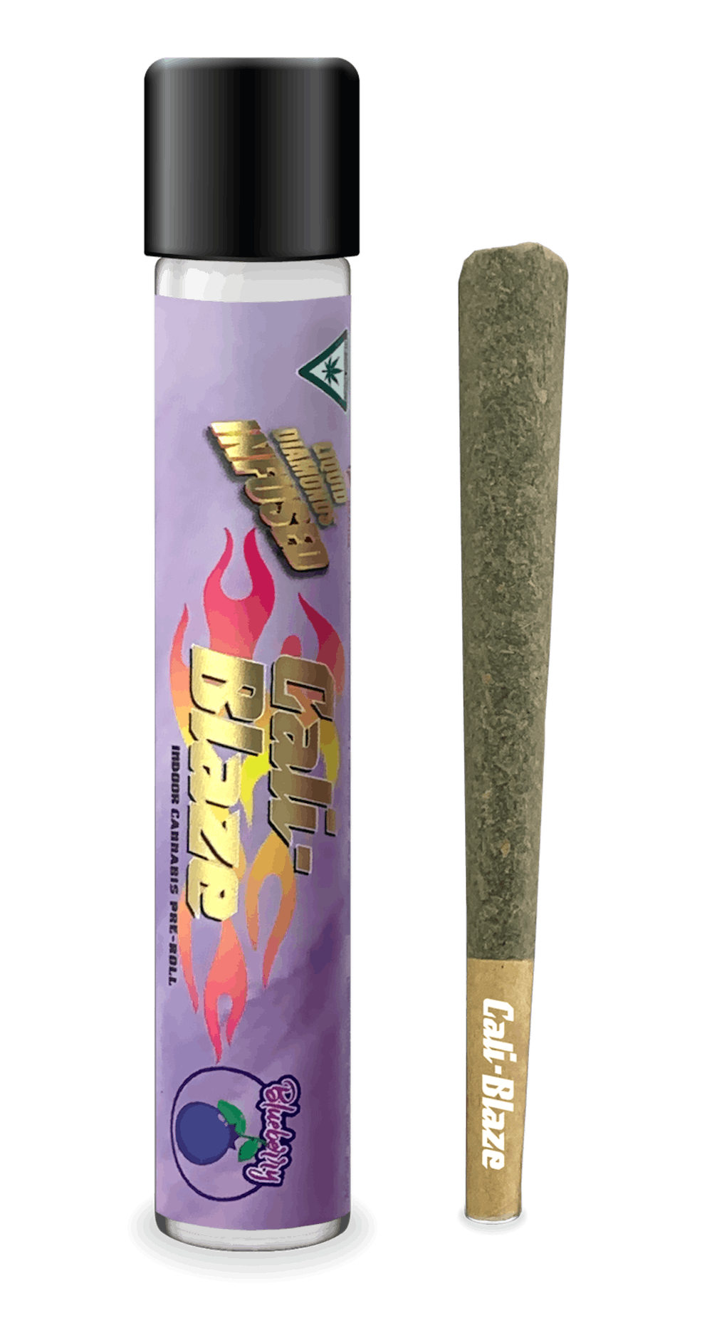 Product Cali-Blaze | Blueberry | Infused Preroll | 1.2g