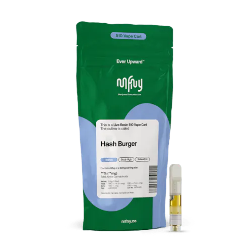 Hash Burger | Live Resin | Cart | 0.5g-1