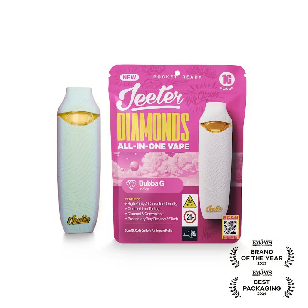 Jeeter - 1g Diamond Disposable - Bubba G