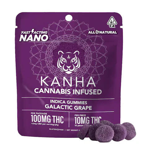 Galactic Grape Nano Gummies 10-pack-1