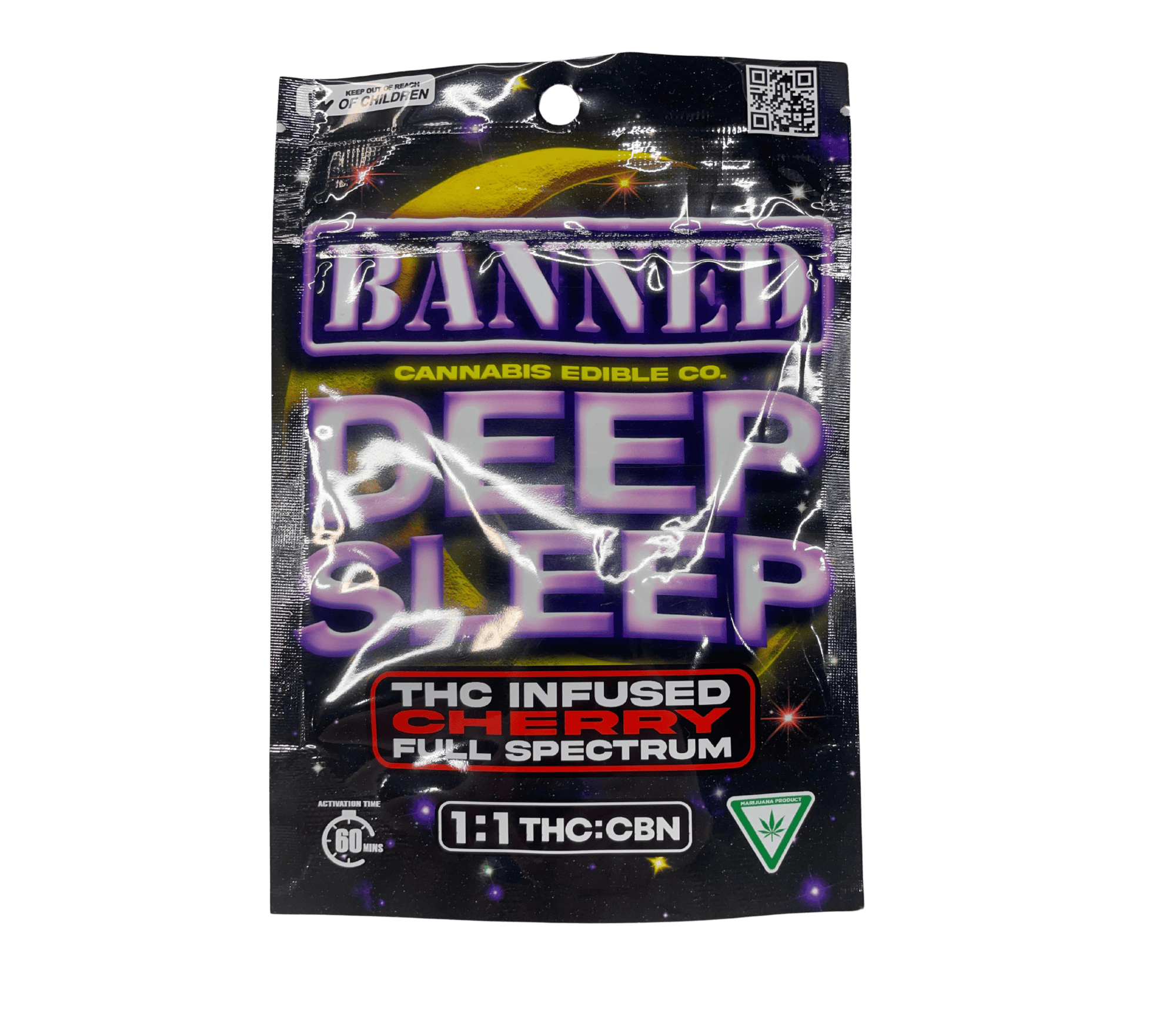Banned - 200MG (1:1) Deep Sleep Gummies - Cherry