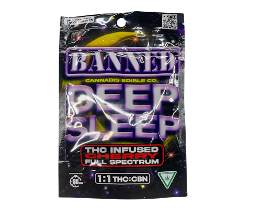 Banned - 200MG (1:1) Deep Sleep Gummies - Cherry