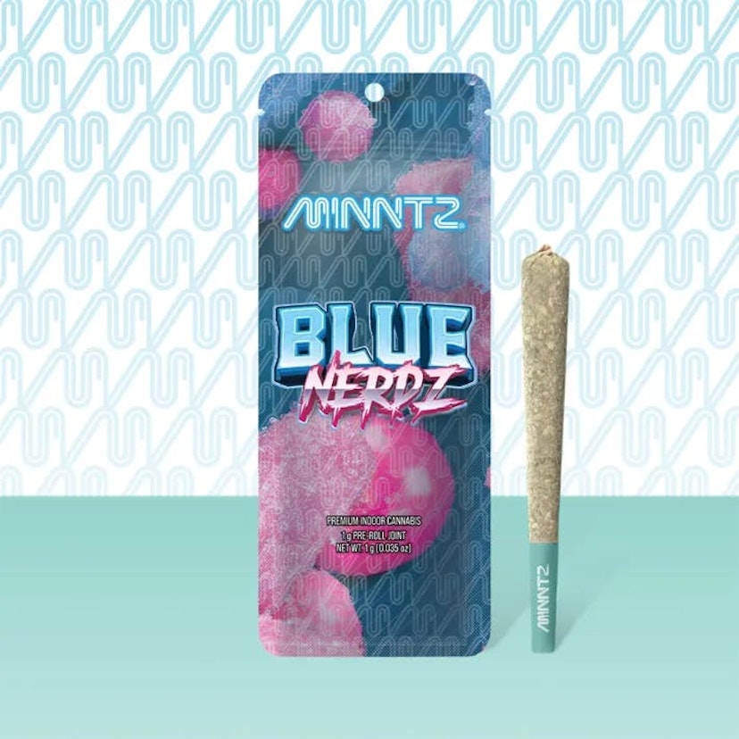 Minntz 1g Preroll Blue Nerdz