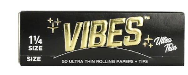 Product: Vibes | King Size Ultra Thin Rolling Papers*