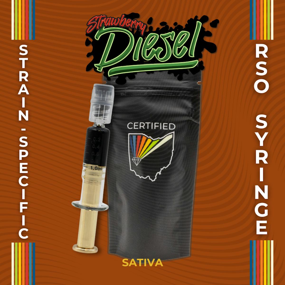 Photo of Strawberry Diesel RSO Syringe