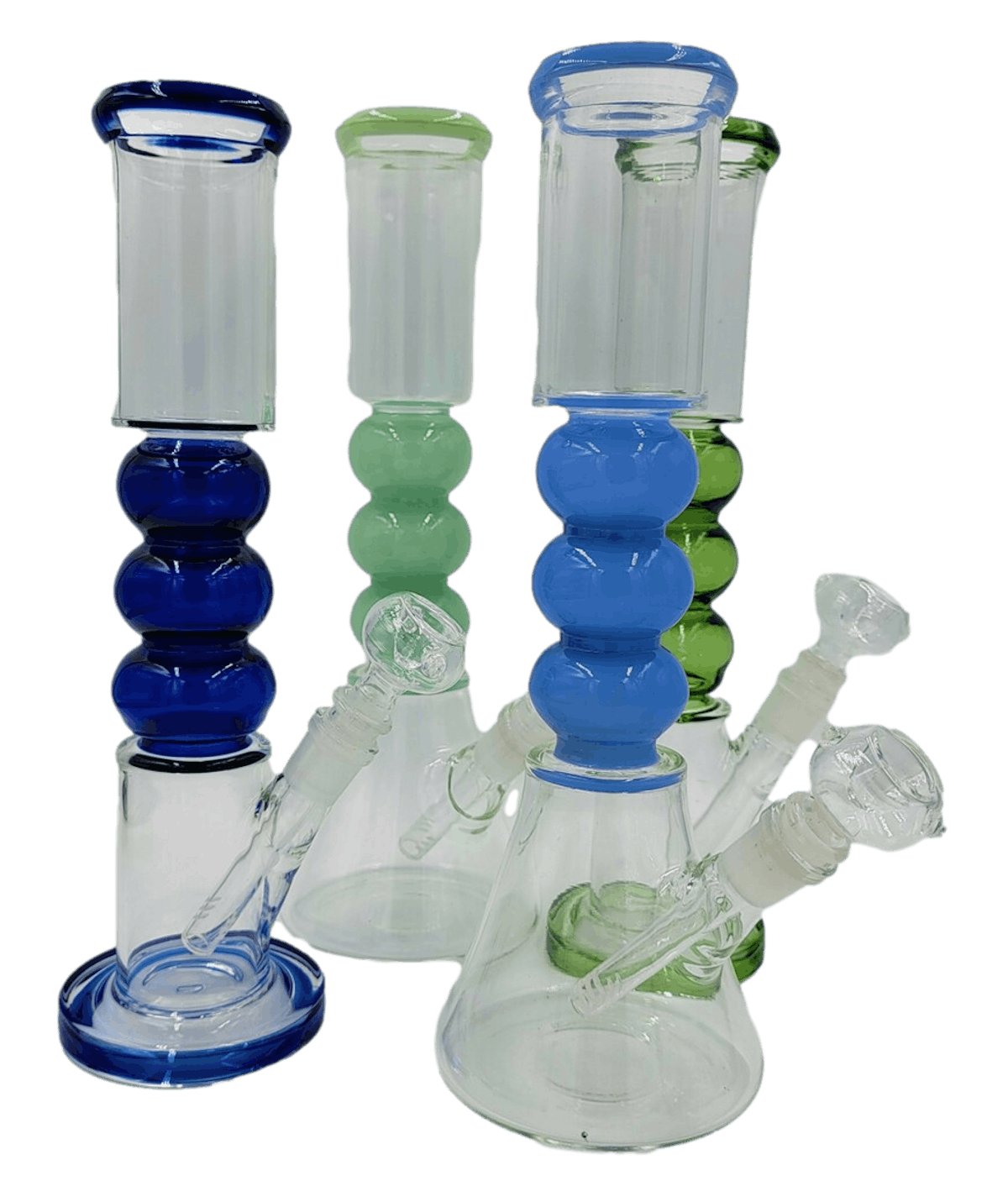 Photo of 11.5″ 3 Ball Neck Water Bong with Flower Bowl | Assorted