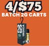 4/$75 | Batch and Muha Meds 2G Vape Carts