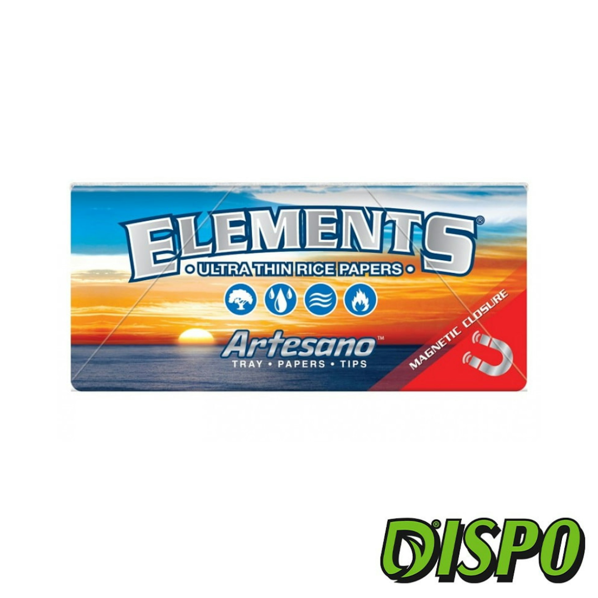 Elements - Ultra Thin Artesano King Size Slim Rolling Papers