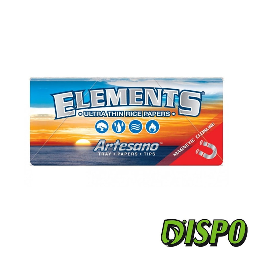 Elements - Ultra Thin Artesano King Size Slim Rolling Papers