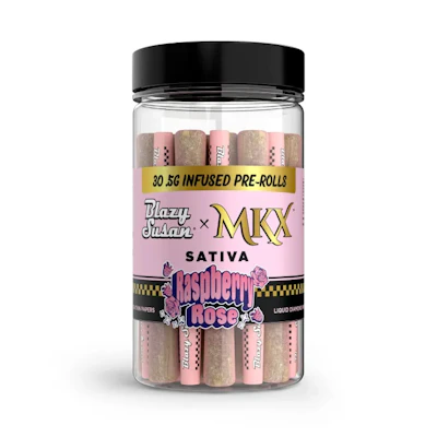 MKX x Blazy Susan - 30-Pack .5g Liquid Diamond Infused Prerolls - Raspberry Rose (S)