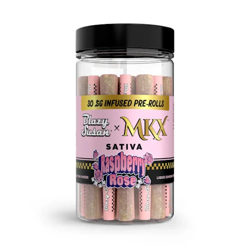 MKX x Blazy Susan - 30-Pack .5g Liquid Diamond Infused Prerolls - Raspberry Rose (S)